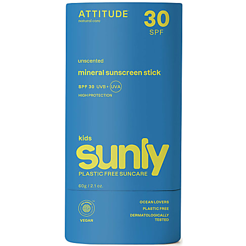 Attitude Sunly Bâton Solaire pour Enfants Sans Parfum FPS 30