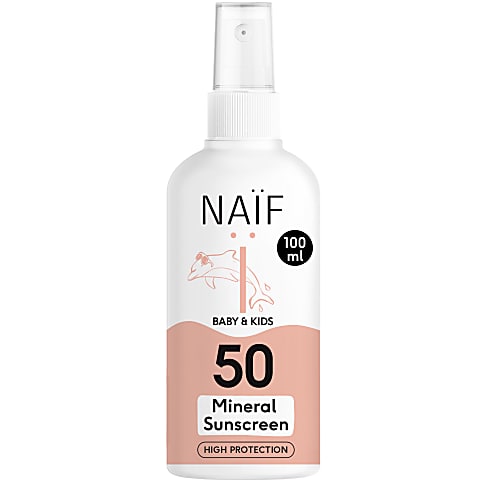 Naïf Spray Solaire SPF50 (pour bébés & enfants) 100ml