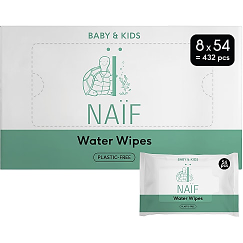 Naïf Boîte Lingettes Sans Plastique (8x54pc)